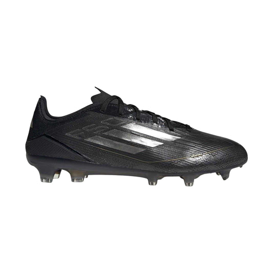 Black-Silver - Front - Adidas Mens F50 Pro Firm Ground Football Boots