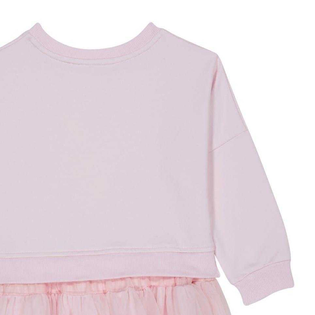 Baby Pink - Lifestyle - Lapin House Girls Tulle Sweatshirt Dress