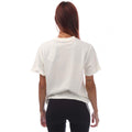 White - Back - Adidas Womens-Ladies Big Logo T-Shirt