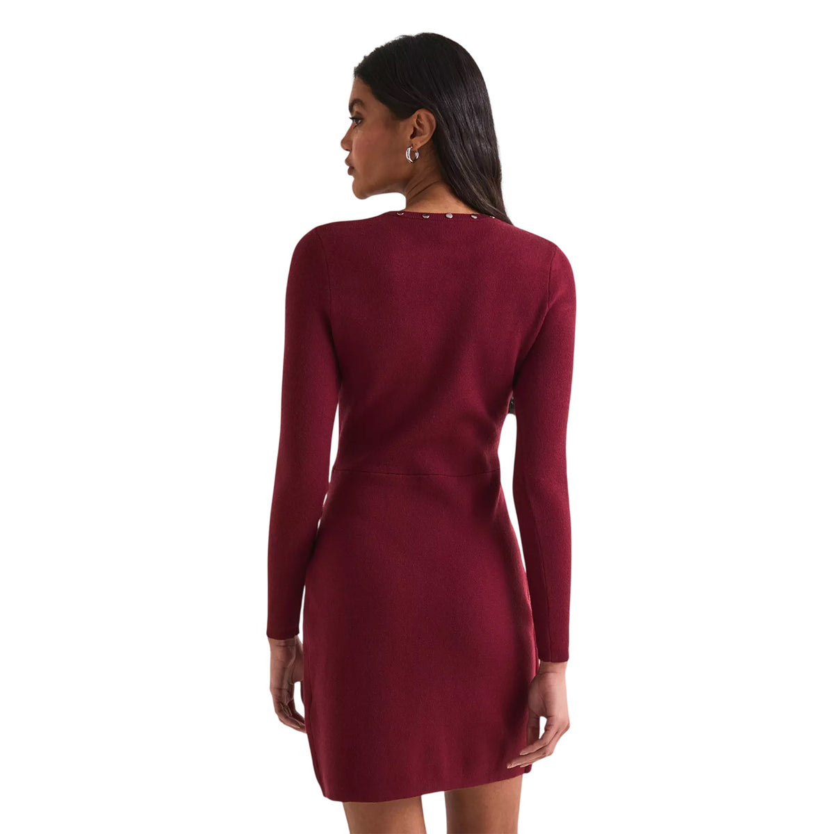 Burgundy - Lifestyle - Never Fully Dressed Womens-Ladies Sammie Shift Dress