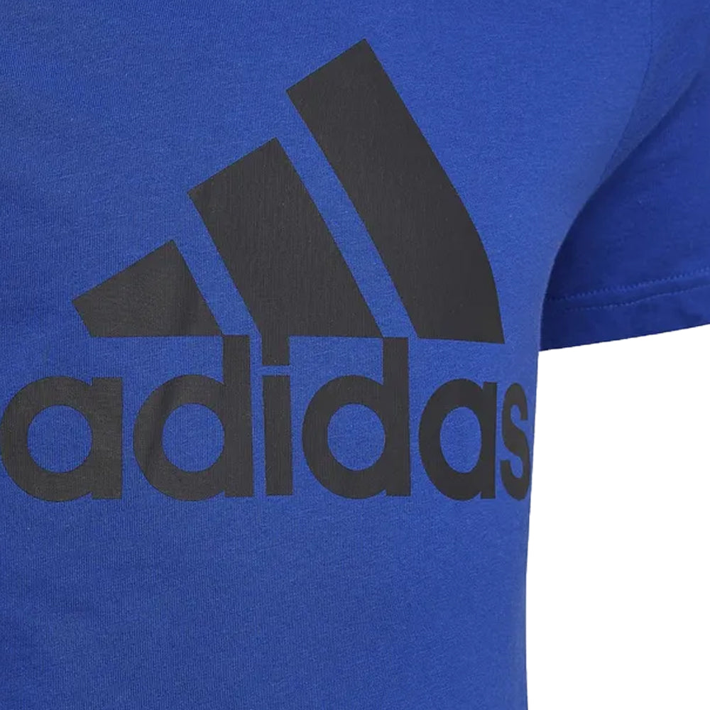 Royal Blue - Side - Adidas Childrens-Kids Essentials T-Shirt