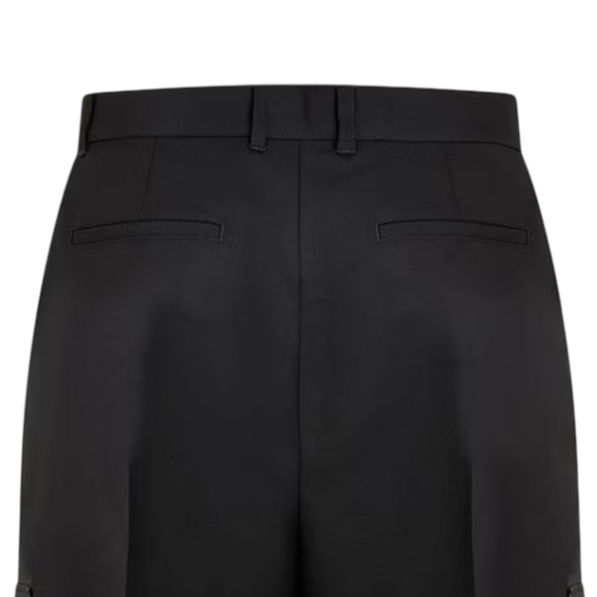 Black - Lifestyle - Off White Mens Drill Straight Cargo Trousers