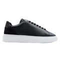 White-Black - Back - Lavair Mens Solus 2.0 Italian Leather Trainers