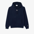 Blue - Front - Lacoste Unisex Adult Back Print Hoodie