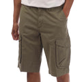 Khaki - Front - Timberland Mens Twill Cargo Shorts