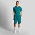 Green - Front - Lyle & Scott Mens Sweat Shorts