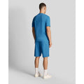 Blue - Side - Lyle & Scott Mens Sweat Shorts