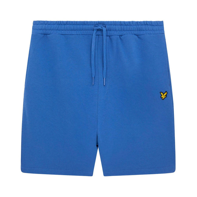 Blue - Pack Shot - Lyle & Scott Mens Sweat Shorts