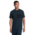 Navy - Lifestyle - Lyle & Scott Mens Woven Pocket T-Shirt