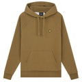 Olive - Front - Lyle & Scott Mens Racked Raglan Hoodie