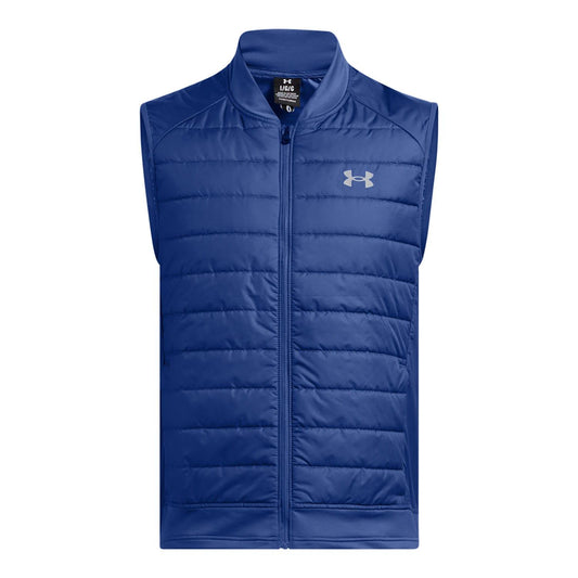 Blue - Front - Under Armour Mens Launch Insulated Gilet