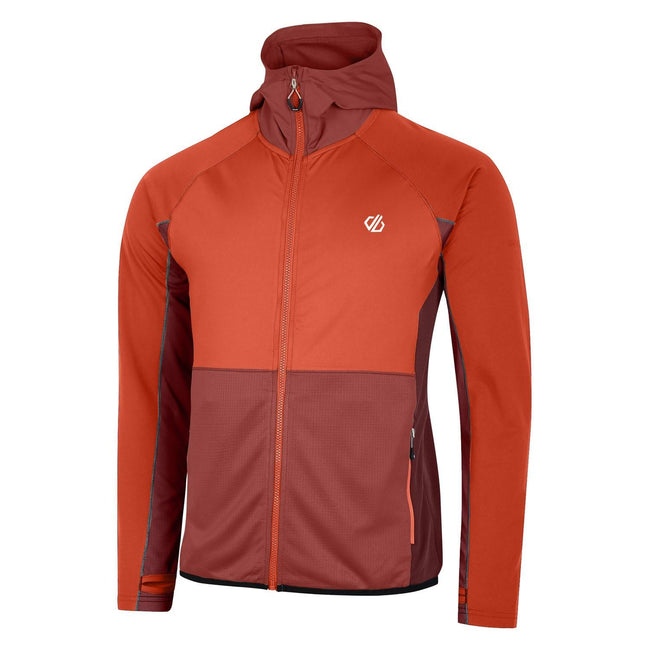 Cinnamon-Syrah Red - Side - Dare 2B Mens Assimilate II Core Stretch Midlayer