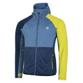 Moonlight-Denim Blue-Yellow - Side - Dare 2B Mens Assimilate II Core Stretch Midlayer