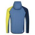 Moonlight-Denim Blue-Yellow - Back - Dare 2B Mens Assimilate II Core Stretch Midlayer