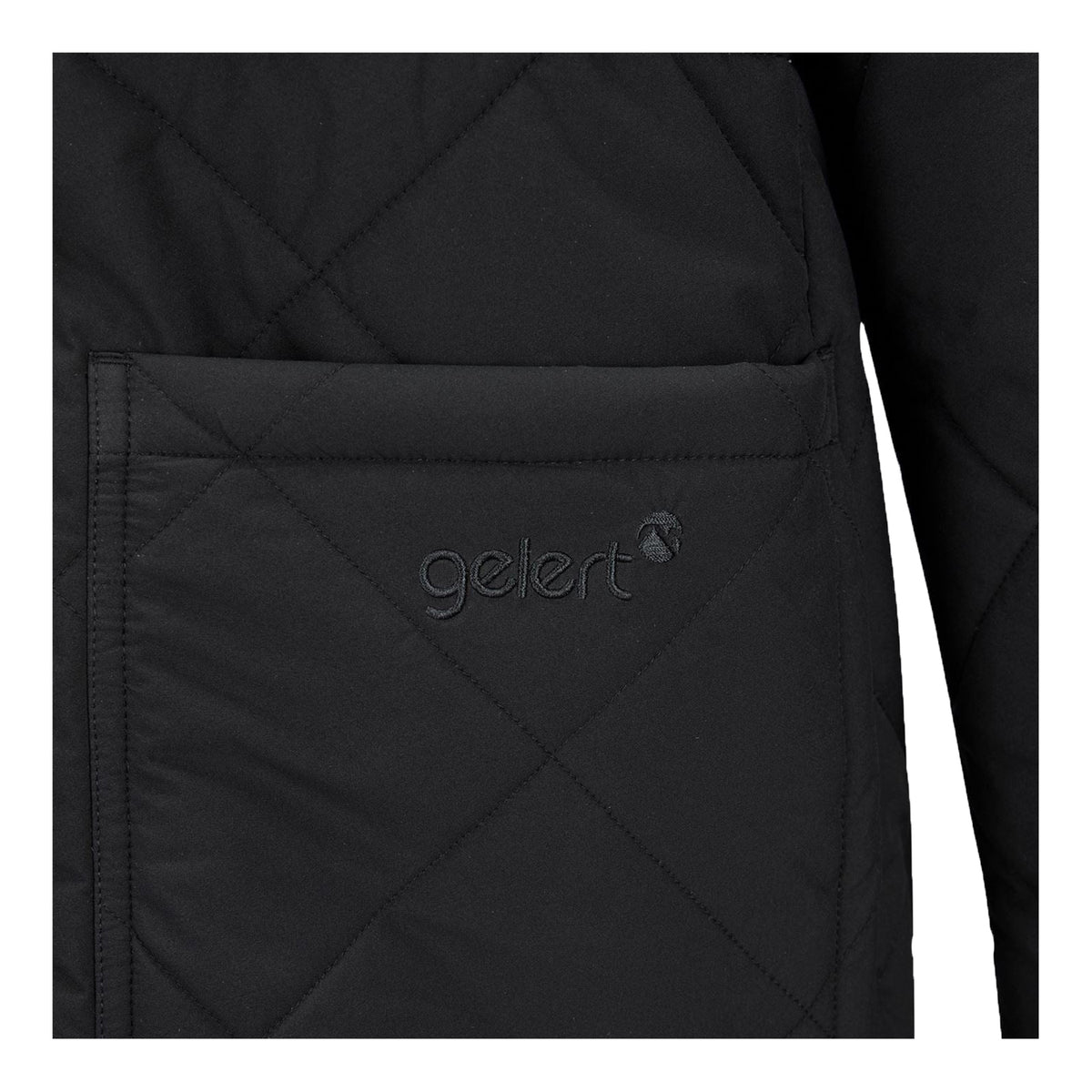 Black - Lifestyle - Gelert Womens-Ladies Detachable Hood Insulated Jacket