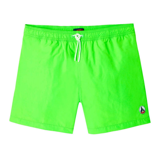 Neon Green - Front - Jott Mens Biarritz Swim Shorts