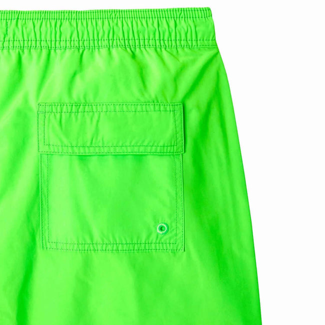 Neon Green - Side - Jott Mens Biarritz Swim Shorts