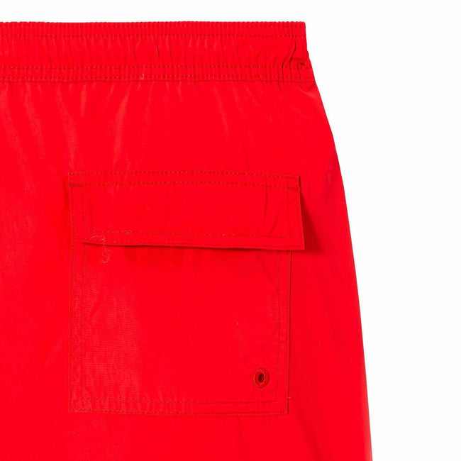Red - Back - Jott Mens Biarritz Swim Shorts