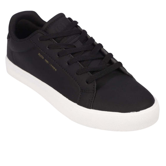 Black - Front - Duck and Cover Mens Clasper Trainers