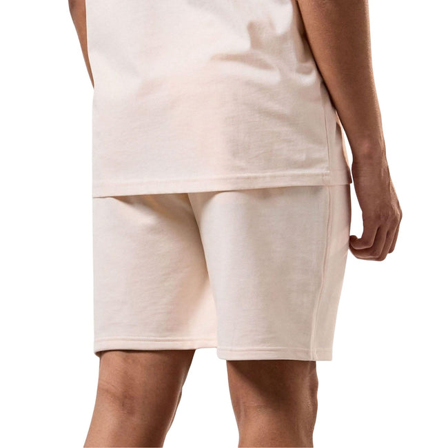 Cream - Back - Weekend Offender Mens Lerena Fleece Shorts