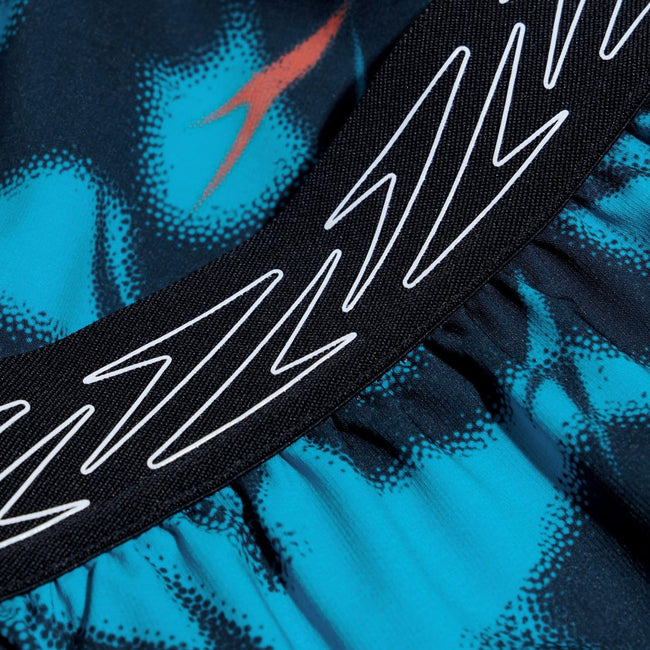 Blue-Orange - Side - Speedo Mens Hyperboom Swim Shorts