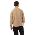 Beige - Back - Lyle & Scott Mens Quarter Zip Fleece