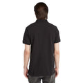 Black - Back - Timberland Mens Oyster River Logo Short-Sleeved Polo Shirt
