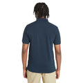 Navy - Back - Timberland Mens Oyster River Logo Short-Sleeved Polo Shirt