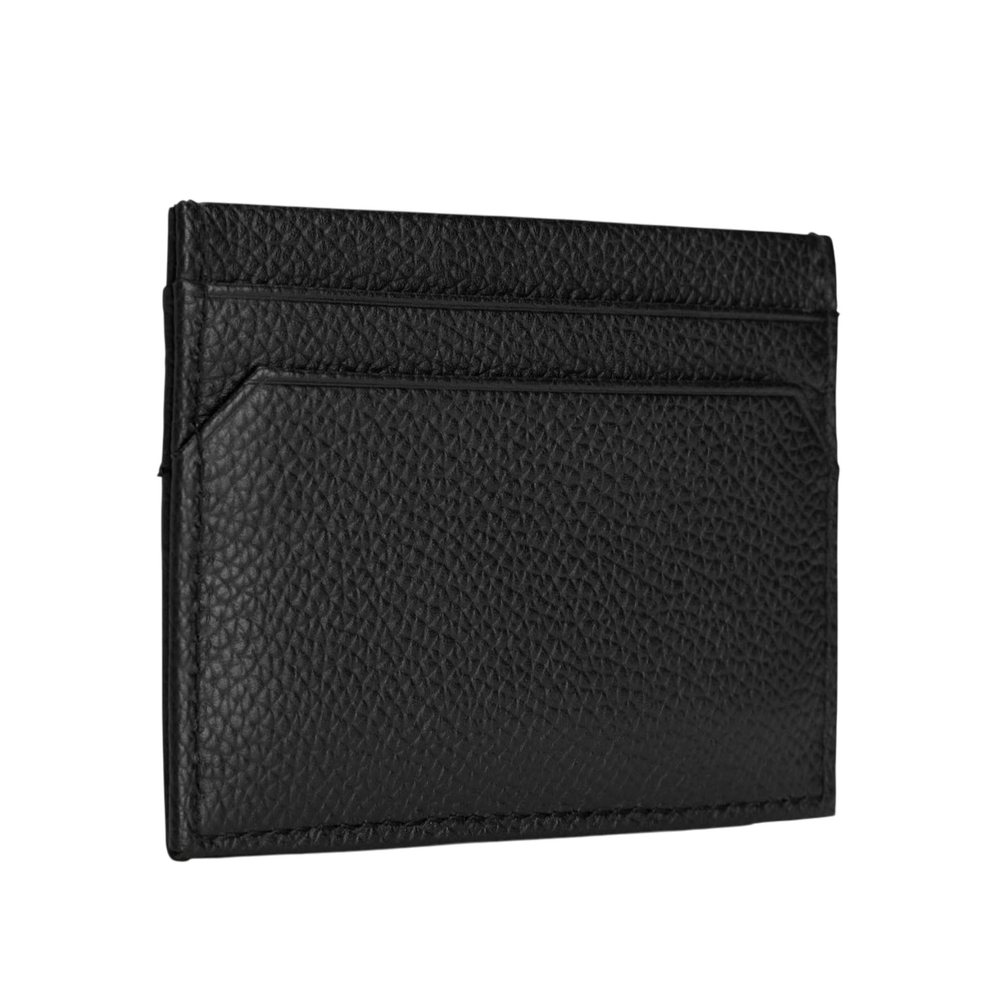 Black - Back - Boss Highway Leather Card Holder