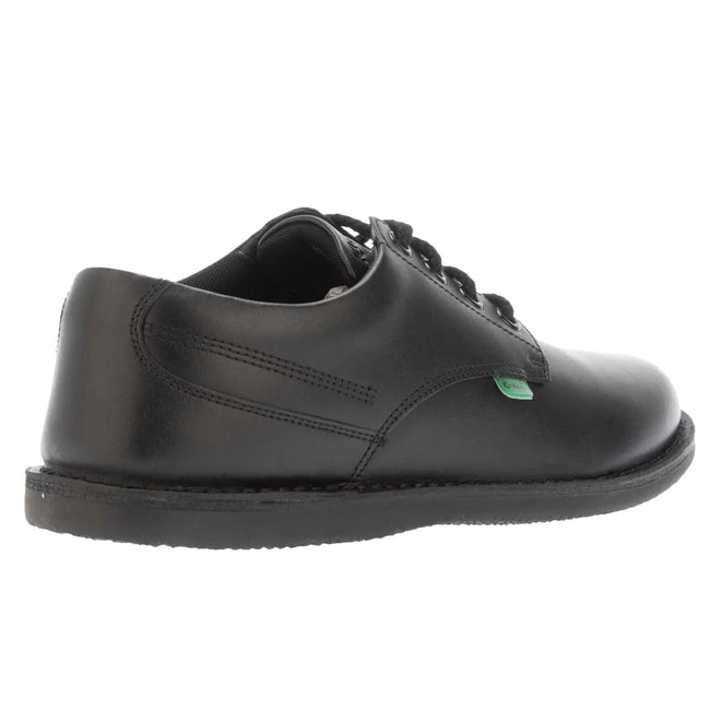 Black - Back - Kickers Childrens-Kids Kopi Leather Derby Shoes