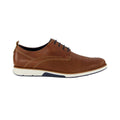 Tan - Side - Dune London Mens Barnabey Gibson Shoes