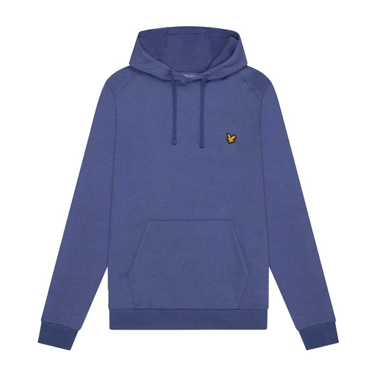 Blue - Front - Lyle & Scott Mens Fly Fleece Hoodie