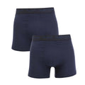Navy - Front - Ted Baker Mens Modal Boxer Shorts (Pack of 2)
