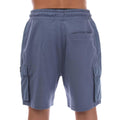 Blue - Back - Weekend Offender Mens Flamengo Pocket Shorts