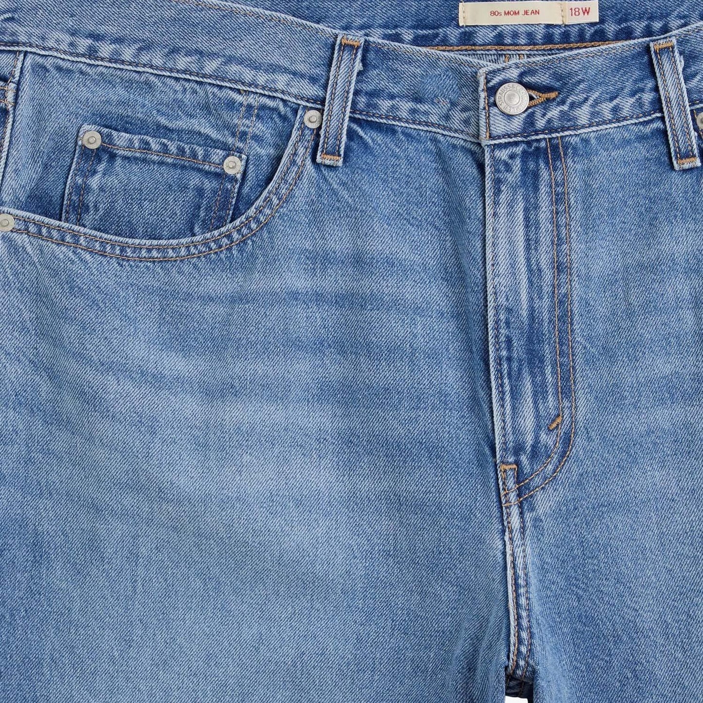 Denim - Close up - Levis Womens-Ladies 80´s Mom Jeans