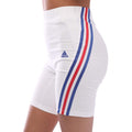 White-Red-Blue - Side - Adidas Womens-Ladies Future Icons Biker Shorts
