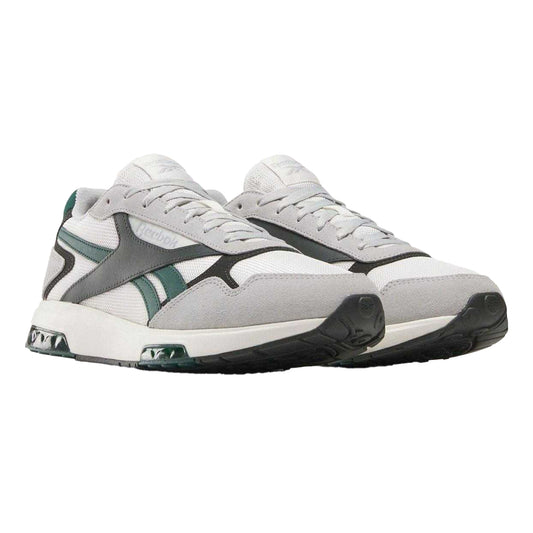 White-Grey - Front - Reebok Unisex Adult Glide DMX Suede Trainers