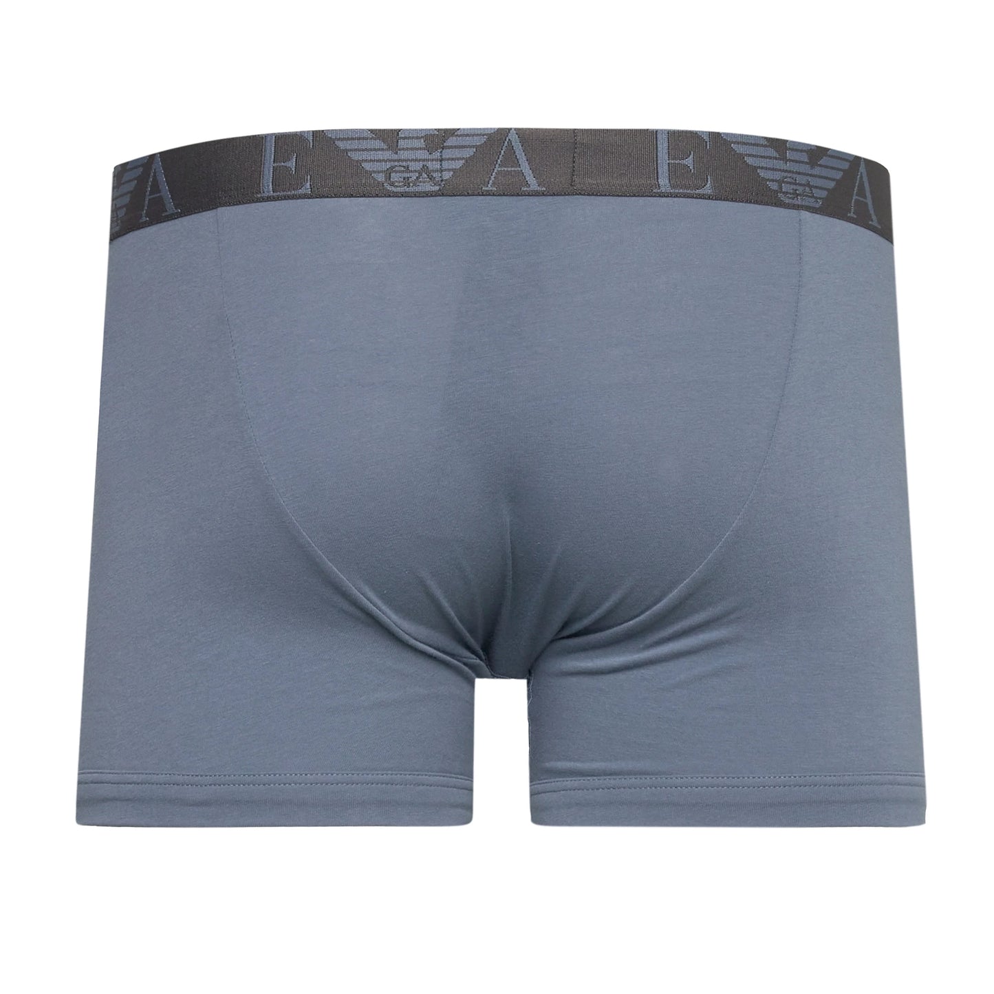 Blue-Grey-Black - Lifestyle - Emporio Armani Mens Boxer Shorts (Pack of 3)