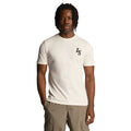 White - Side - Lyle & Scott Mens Club Emblem T-Shirt
