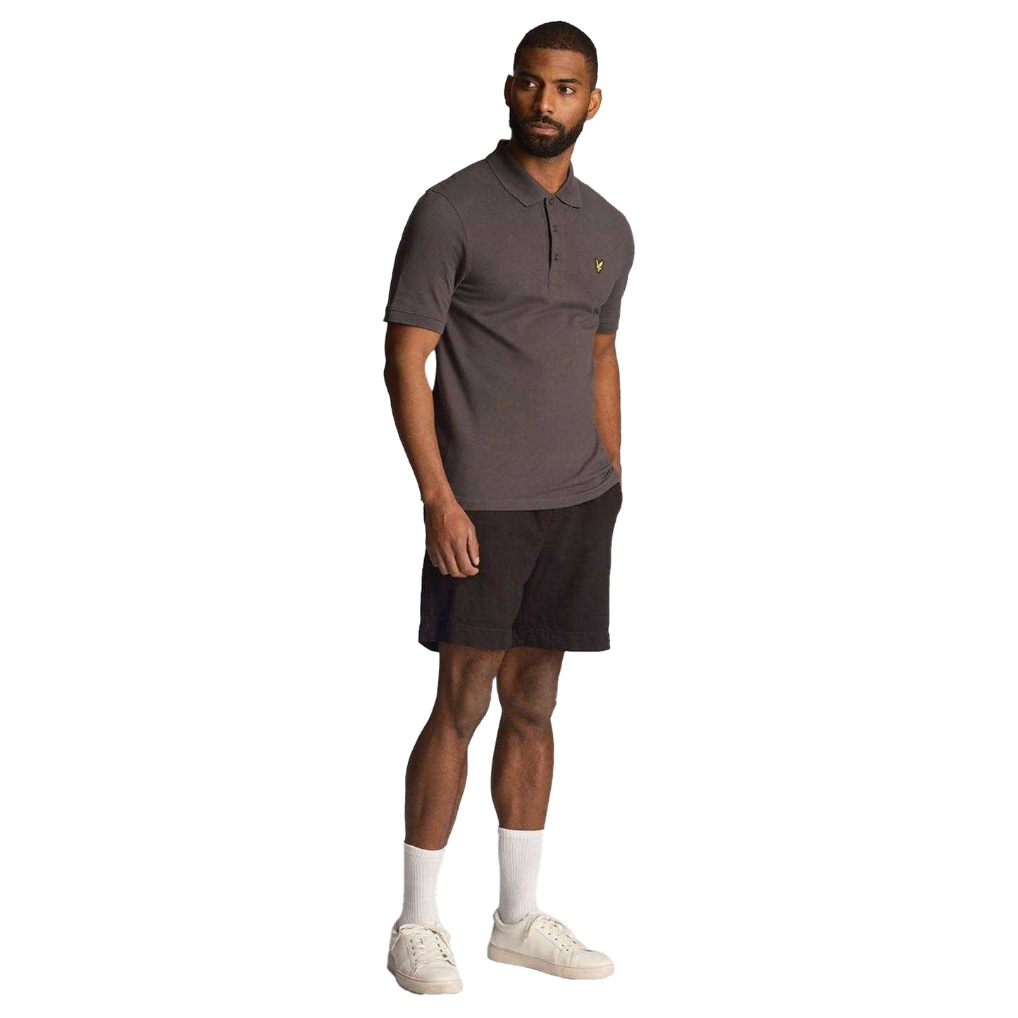 Black - Lifestyle - Lyle & Scott Mens Linen Shorts