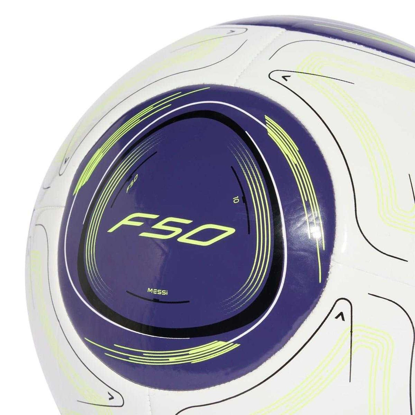 White-Purple-Black-Yellow - Lifestyle - Adidas Club Lionel Messi Football