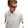 White - Pack Shot - Boss Mens Paddy 3 Polo Shirt
