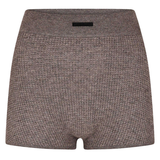 Pampas - Front - Fear Of God Essentials Womens Waffle Fleece Shorts