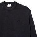 Black - Lifestyle - Lacoste Unisex Adult Fleece Washed Loose Sweatshirt