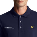 Navy - Side - Lyle & Scott Mens Coordinates Polo Shirt
