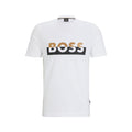 White - Front - Boss Mens Tiburt 42 T-Shirt