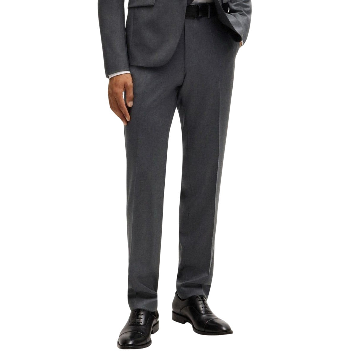 Grey - Lifestyle - Boss Mens H-Lenon Regular Trousers