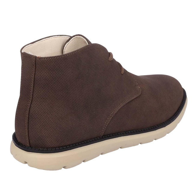 Brown - Back - Duck and Cover Mens Oakwood Boots