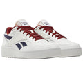 White-Navy - Front - Reebok Unisex Adult ATR Chill Leather Basketball Shoes