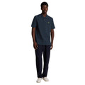 Blue - Pack Shot - Lyle & Scott Mens Micro Argyle Polo Shirt